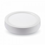 LED Луна 8W Кръг Открит Монтаж Студено Бяла Светлина