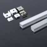 Алуминиев Профил За LED Лента 2000х17,4x12,1mm SILVER