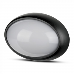 LED Плафониера 12W Овал Студено Бяла Светлина IP54