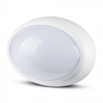LED Плафониера 12W IP65 Овал Топло Бяла Светлина