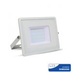 LED Прожектор 30W SAMSUNG Чип - 5 Години Гаранция  Студено Бяла Светлина