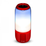 Настолна LED Лампа 2x3W Bluetooth Speaker With USB & TF Card Slot Червена