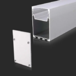 Алуминиев Профил За LED Ленти 2000х50x75mm MILKY