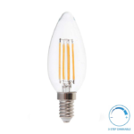 LED лампа 4W Filament свещ E14 3 Step Dimming Топло Бяла Светлина