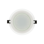 LED Луна 18W Стъкло - Кръг IP44 Бял Ринг