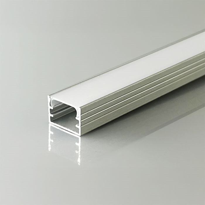Алуминиев Профил За LED Лента 2000х14.8x10mm SILVER