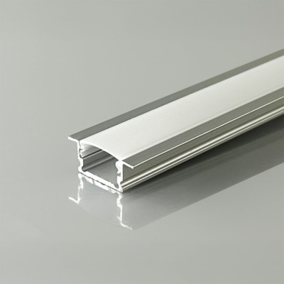 Алуминиев Профил За Вграждане 2000х19.2х7mm SILVER